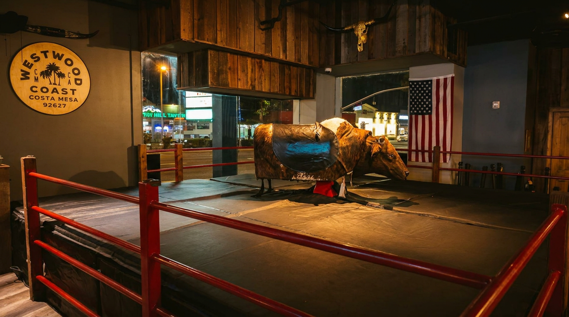 The bull is waiting